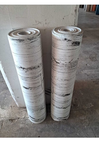Pvc Gri Yer Muşambası 1,50 X 9 Metre Zemin Kaplaması Keçeli Parke Çok Renkli