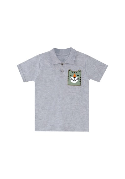 Kaplan Erkek Çocuk Yazlık Polo Yaka T-shirt Gabardin Şort Takım