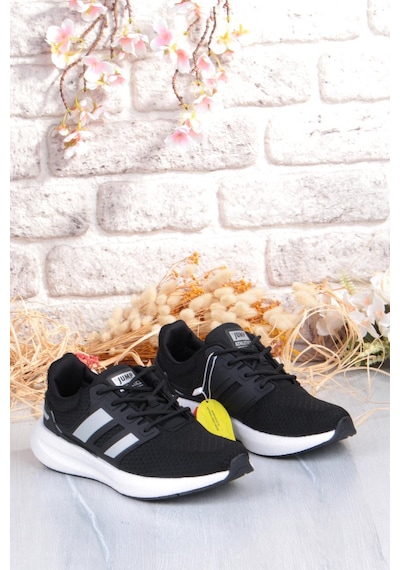 Jump 35132 Hafif Rahat Orijinal Ürün Sneaker Kadın Spor Ayakkabı Siyah - Beyaz