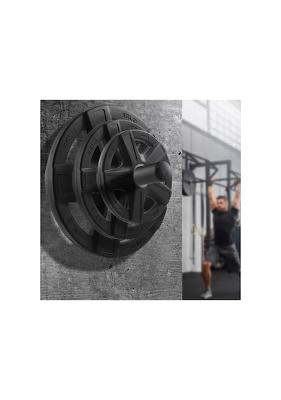 Duvar Montajlı Olimpik Ağırlık Plaka Depolama Barı Metal Plate Holder Fitness Plaka Askısı
