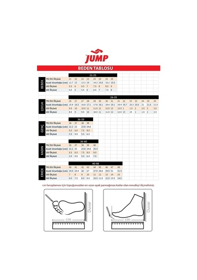 Jump 27722 Unisex Basketbol Ayakkabı Ckr00332 Siyah - Kırmızı Beyaz - Kırmızı