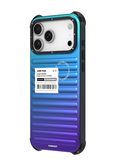 Apple Uyumlu iPhone 17 Pro Kılıf Youngkit The Secret Color Serisi Kapak Mor