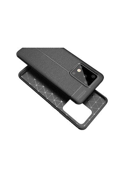 Samsung Uyumlu Galaxy S20 Ultra Kılıf Deri Tarzı Niss Silikon Case
