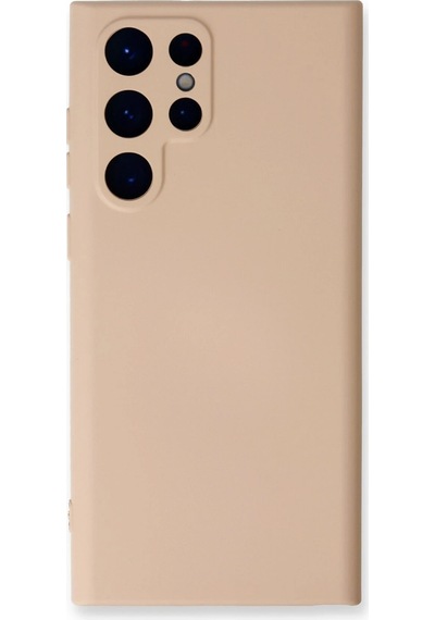 Newface - 824 - Samsung Galaxy S24 Ultra Kılıf Nano İçi Kadife Silikon - Edntrend - - Pudra