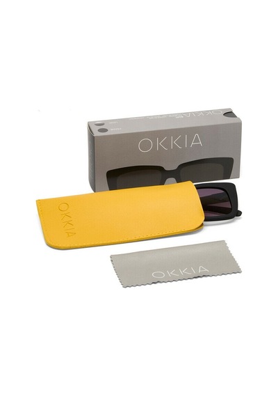 Okkia Elba Unisex Güneş Gözlüğüsiyah / Lens : Siyah Gradyan Siyah