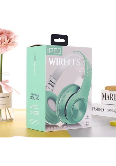 Zamass P68 Katlanabilir Kulak Üstü Bluetooth Kulaklık