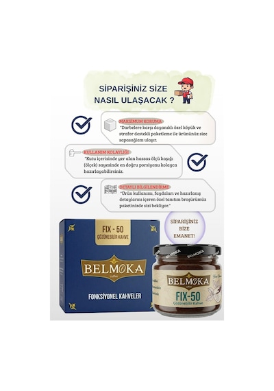 Belmoka Fıx-50 Bromelain ve Garcinia Katkılı Hindiba Kahvesi 120 G