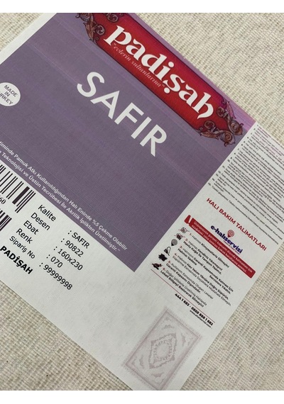 Padişah Halı Safir 90822 070 Serisi Akrilik Salon Oturma Yatak Odası Halısı Kahverengi - Gri