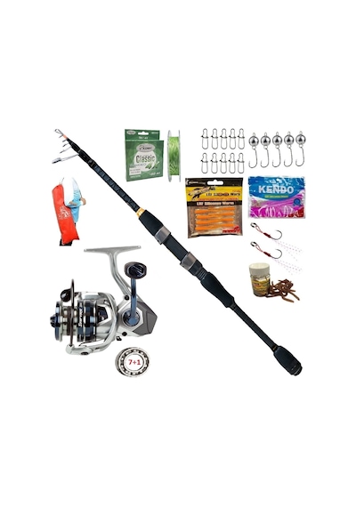 Okuma Safyre 1000 228mm 0,5-10gr Ryuji Rock Fish Tele Lrf Olta Takımı Seti