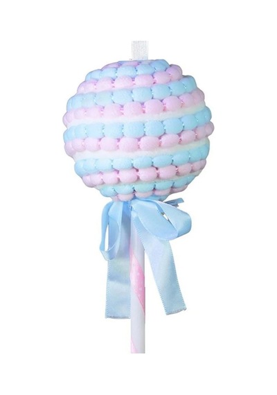 Yılbaşı Süsü Candy Çubuklu Şeker, Mavi Ve Pembe, 28 Cm, Renkli Ve Eğlenceli