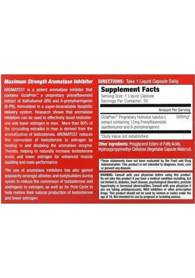Musclemeds Aromatest Pct 30 Kapsül