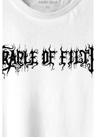 Cradle Of Filth Black Metal Gotik Gothic Goth Music Baskılı Tişört Unisex T-shirt 001