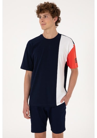 U.S. Polo Assn. Erkek Comfort Fit Bisiklet Yaka Lacivert Tişört 50306896-VR033 U.S. Polo Assn. Erkek Comfort Fit Bisiklet Yaka Lacivert Tişört 50306896-VR033
