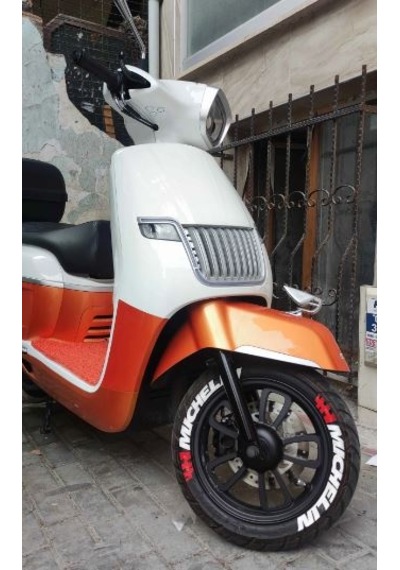 Michelin Lastik Yazısı Scooter Lastik Stikeri Motorsiklet Sticker