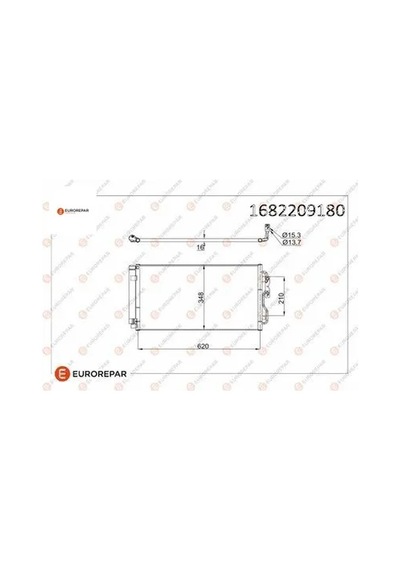 Erp Klıma Radyatoru Bmw 1 / 2 / 3 / 4 / I3 / I8 10-15 Eurorepar 1682209180