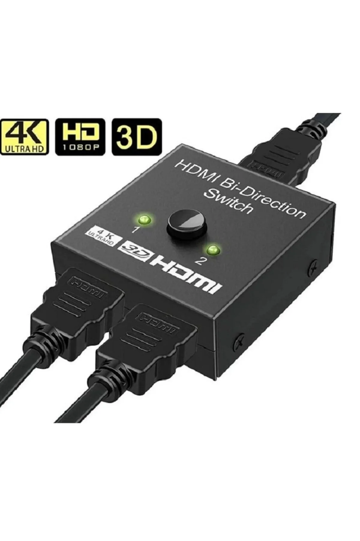 Yeni 2026 4k 2k 2 Port Çift Yönlü Hdmi Switch Splitter Ekran Monitör Çoklayıcı Çoğaltıcı Bidirection