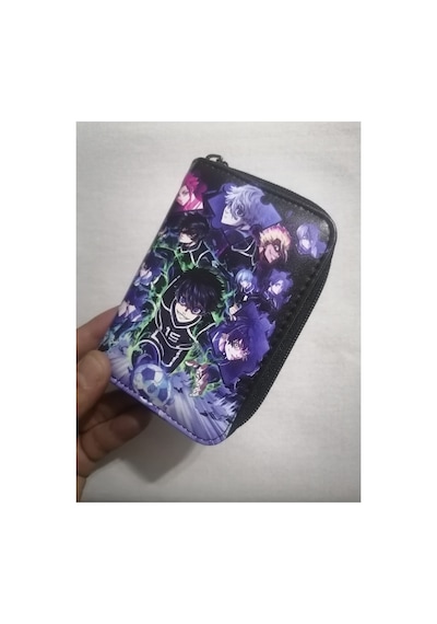 Owlbag Company Owl Bag Blue Lock New Desenli Tasarım Suni Deri Cüzdan Çok Renkli