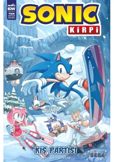 Kirpi Sonic: Kış Partisi Ciltli Presstij Kitap