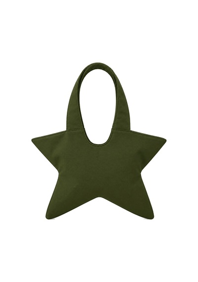Tuttobene Star Bag Yıldız Çanta Çıtçıtlı İç Cepli Özel Tasarım Omuz Çantası Su Geçirmez Leke Tutmaz Tb052 Haki