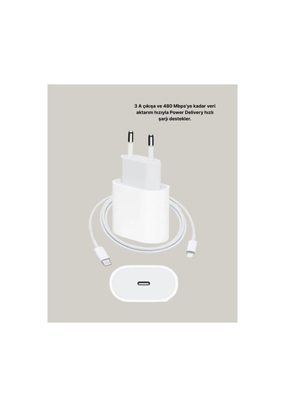 Yeni Nesil 20w Usb-c Hızlı Şarj Cihazı İos Tam Uyumlu - Hs08379130-8979 Renkli
