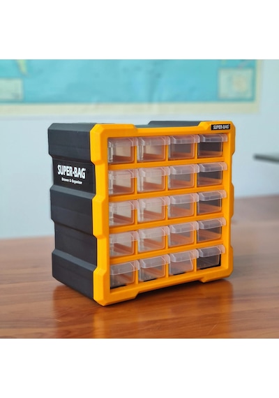 Super Bag Asr-6006 Monoblok 20 Çekmeceli Organizer Seti