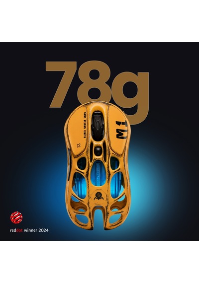 Gravastar Mercury M1 Pro 26.000 Dpı Optik Gaming Mouse, Kablosuz, Battle-worn Yellow