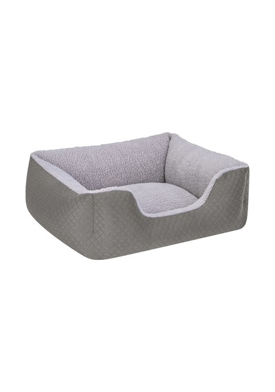 Pet Comfort Echo Kedi Ve Köpek Yatağı Gri/gri Peluş S 60x50cm Pet Comfort Echo Kedi Ve Köpek Yatağı Gri/gri Peluş S 60x50cm