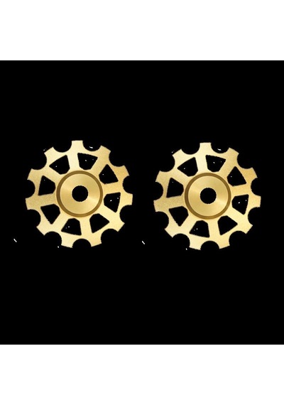Nova Ride 11T Ceramic Pulley Wheels (Bisiklet Aktarıcı Makarası) Altın Siyah