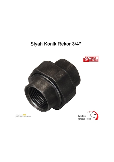 Siyah Konik Rekor 3/4''''