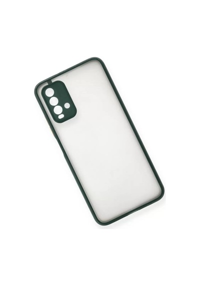 Redmi 9t Kılıf Montreal Silikon Kapak - Yeşil Diğer