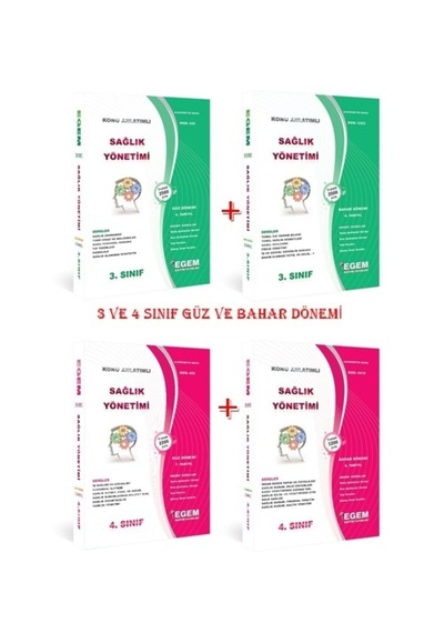Aöf 3-4. Sınıf Sağlık Yönetimi 5,6,7 Güz-bahar Konu Soru Bankası