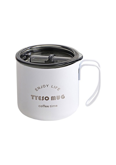Tyeso Fiery Mug Vakumlu Paslanmaz Çelik Termal Kapaklı 350ml Renkli