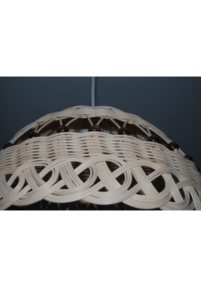 Rattan Lüx Avize Bej