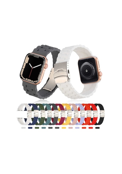 Watch Ultra 49mm Kordon Krd-72 Uyumlu Strap Kayış Clo- Koyu Mor