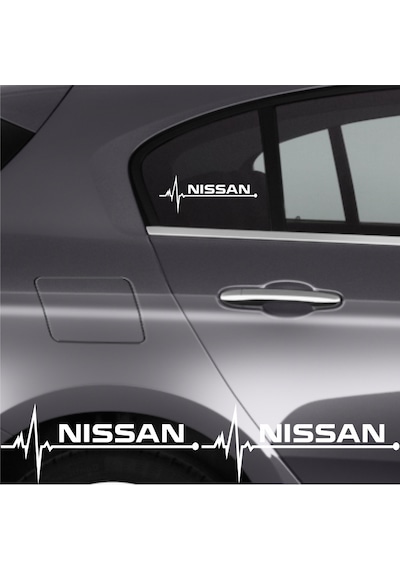 Nissan Almera İçin Uyumlu Aksesuar Oto Ritim Sticker 2 Adet 20 9 Cm5583