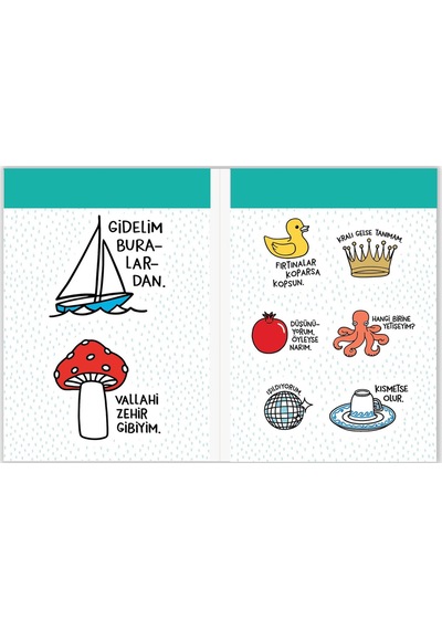 Hisli Şeyler 12 17 8 Yp. Sticker Albümü