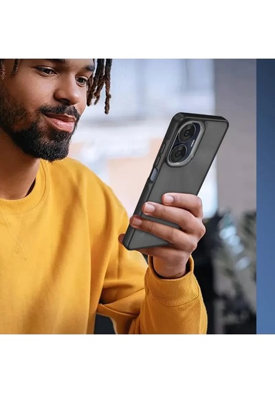 Newface Realme C55 Kılıf Elegant Kapak - Siyah