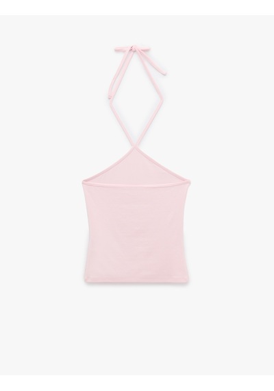 Koton Koton X Sibil Çetinkaya - Slim Fit Boyundan Bağlamalı Halter Yaka Top Pembe 6sak10071uk Gül Koton Koton X Sibil Çetinkaya - Slim Fit Boyundan Bağlamalı Halter Yaka Top Pembe 6sak10071uk Gül