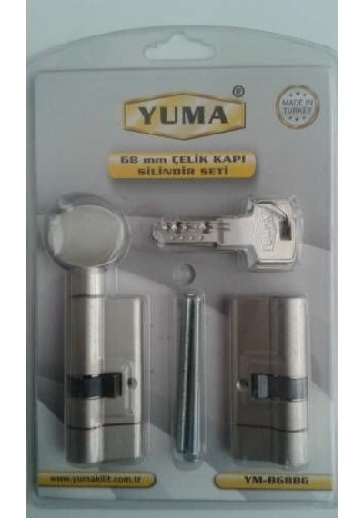 Yuma Kilit Tuzaklı Barel Bilyalı Ortak Anahtar 2 Kilit Tek Anahta