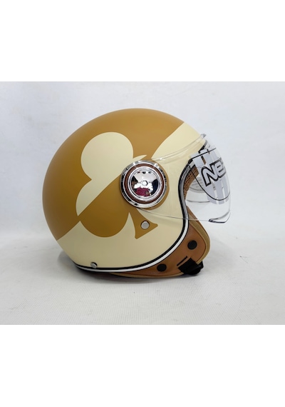 Nero Tk-06 Şefaf Vizörlü Yarım Açık Kask Mat K2