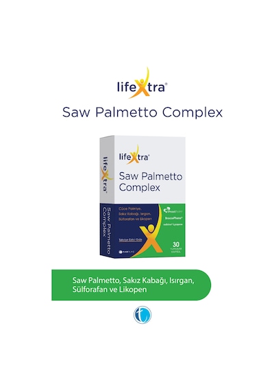 Lifextra Saw Palmetto Complex 30 Yumuşak Kapsül