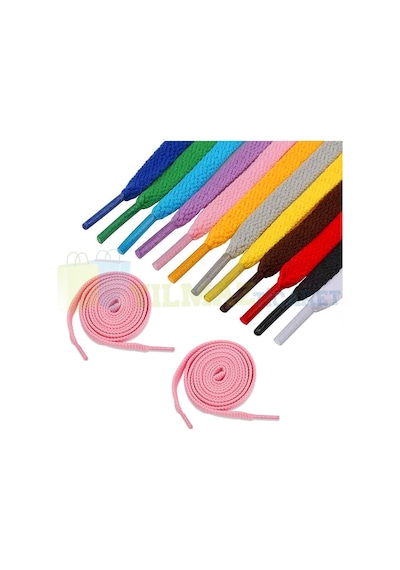 Spor Ayakkabı Bağcığı Yassı 120 Cm 1 Çift