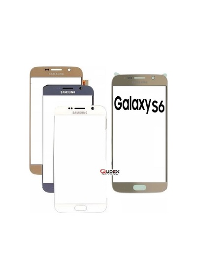 Samsung Uyumlu S6 (Sm-G920F) Dokunmatik Okalı Ön Cam Lens  Kalite