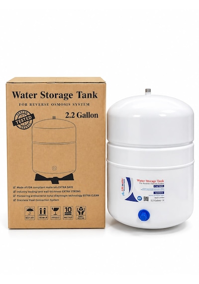 Su Arıtma Tankı 8 Litre 2.2 Galon Nsf Onaylı Çelik Tank 1