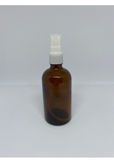 5 Adet 100Ml. Sprey Başlıklı Bal Renkli Cam Şişe