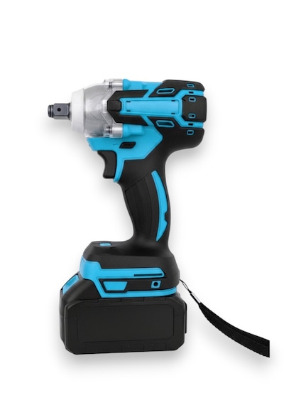 Moonshop SET005 Şarjlı Darbeli 5'li Set 2-26 Hilti 125 MM Taşlama + 13 MM Matkap 650NM Somun Sökme + Dal Budama Testere Mavi