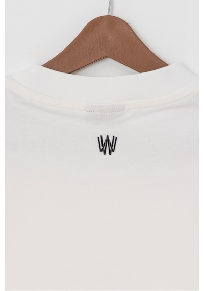 Wild Wood Garment Wild Wood "the One" Baskılı Premium Oversize T-shirt Ekru