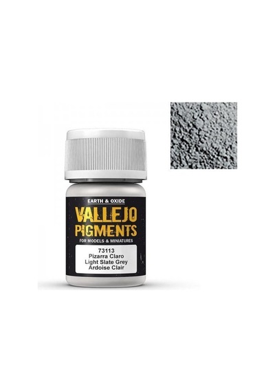 35 Ml. Light Slate Grey Maket Boyası Pigmenti, Vallejo 73113 Standart