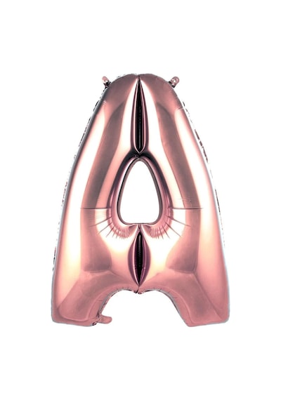 40" Folyo Harf 100cm "a" Rose Gold Rose Gold