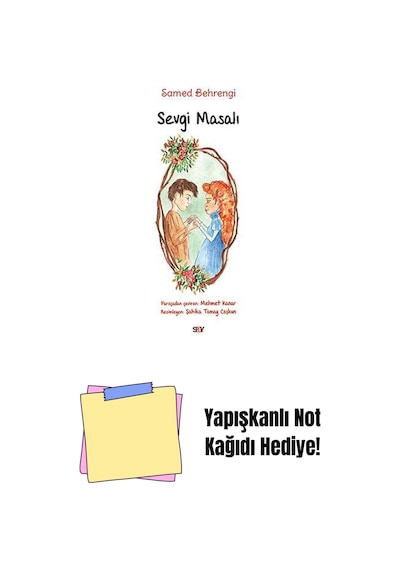 Sevgi Masalı Büyük Boy + Yapışkanlı Not Kağıdı